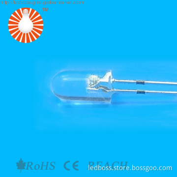 F4.8 mm  Red Round LED Lamp without  Flangle